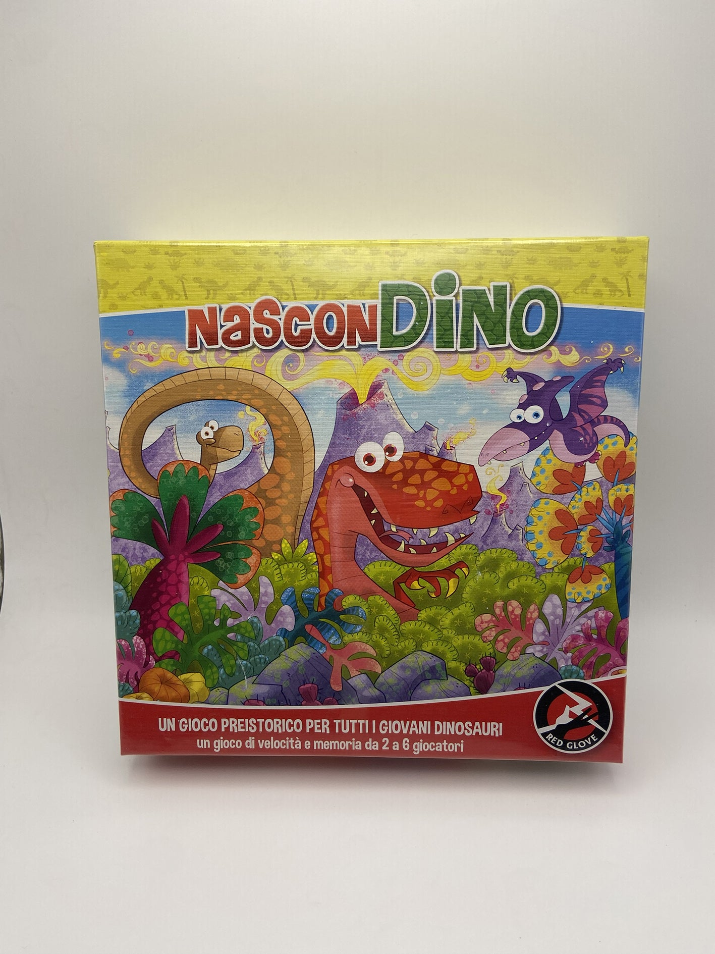 NasconDino Gioco da Tavolo Memoria Red Glove ITA