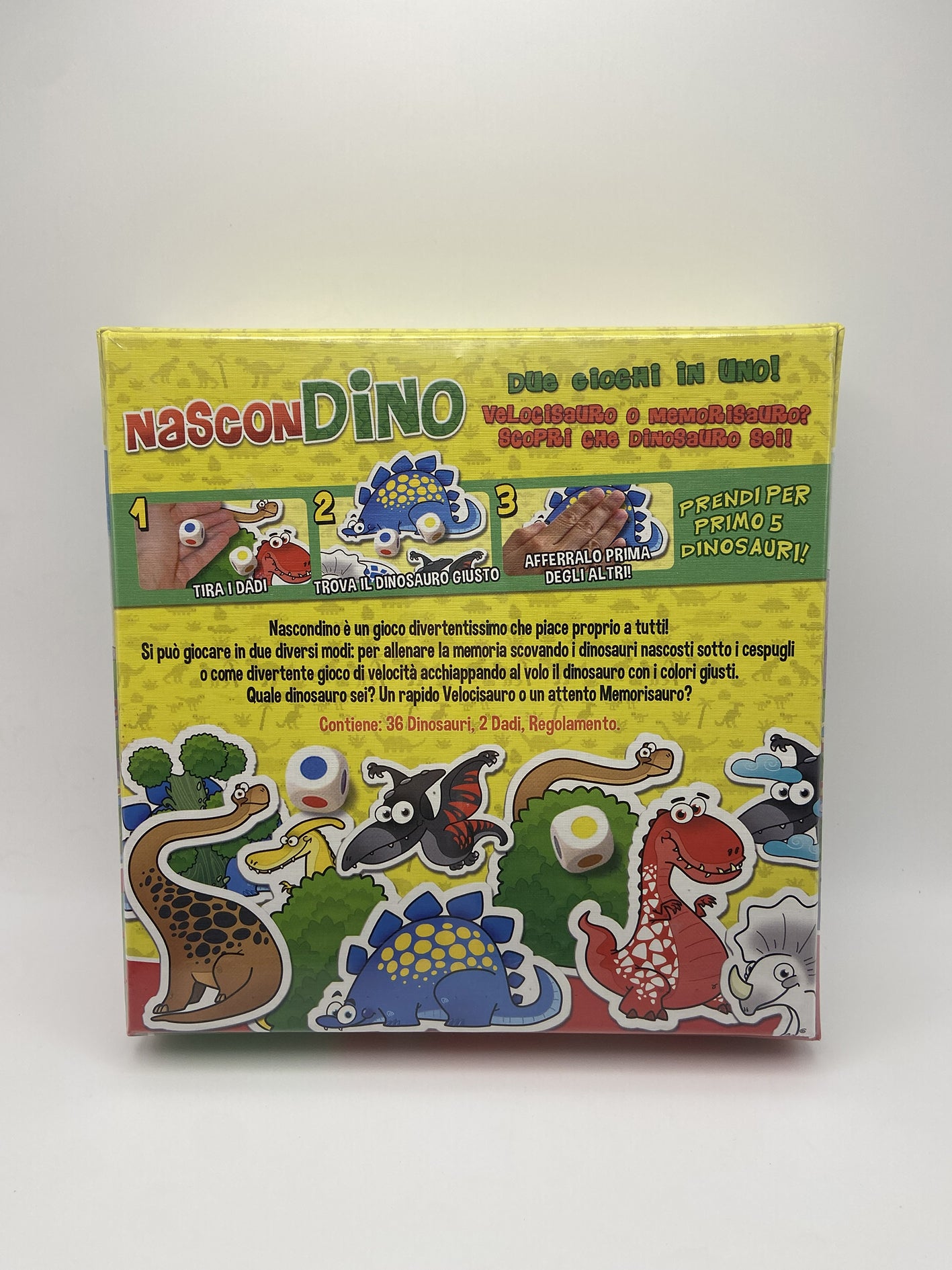 NasconDino Gioco da Tavolo Memoria Red Glove ITA