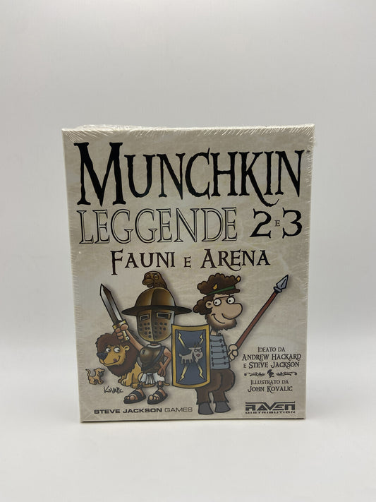 Munchkin Leggende 2 e 3 Fauni e Arena Espansione Munchkin Leggende Gioco da tavolo