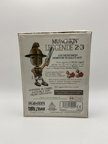 Munchkin Leggende 2 e 3 Fauni e Arena Espansione Munchkin Leggende Gioco da tavolo