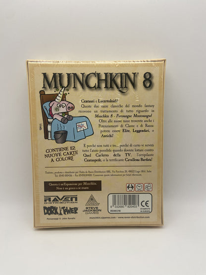 Munchkin 8 Purosangue Mezzosangue Gioco da tavolo Carte