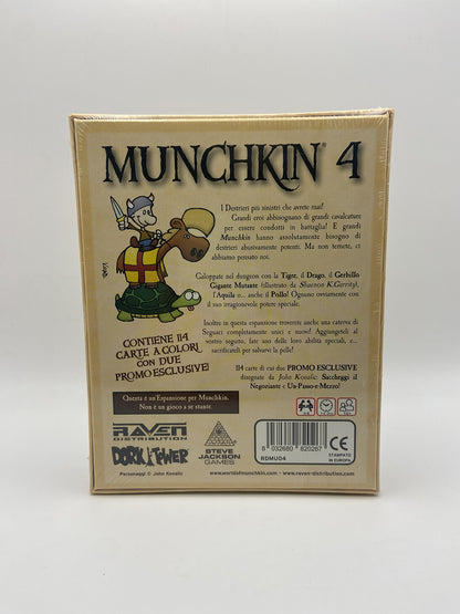 Munchkin 4 Destri Destrieri Espansione Gioco da tavolo