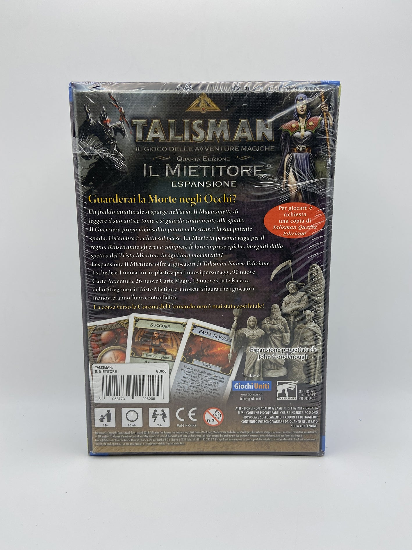 Talisman Il mietitore Quarta edizione Gioco da tavolo Espansione Giochi Uniti