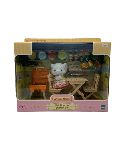 Sylvanian Families 5640 Set Barbeque per Picnic ragazza Elefante