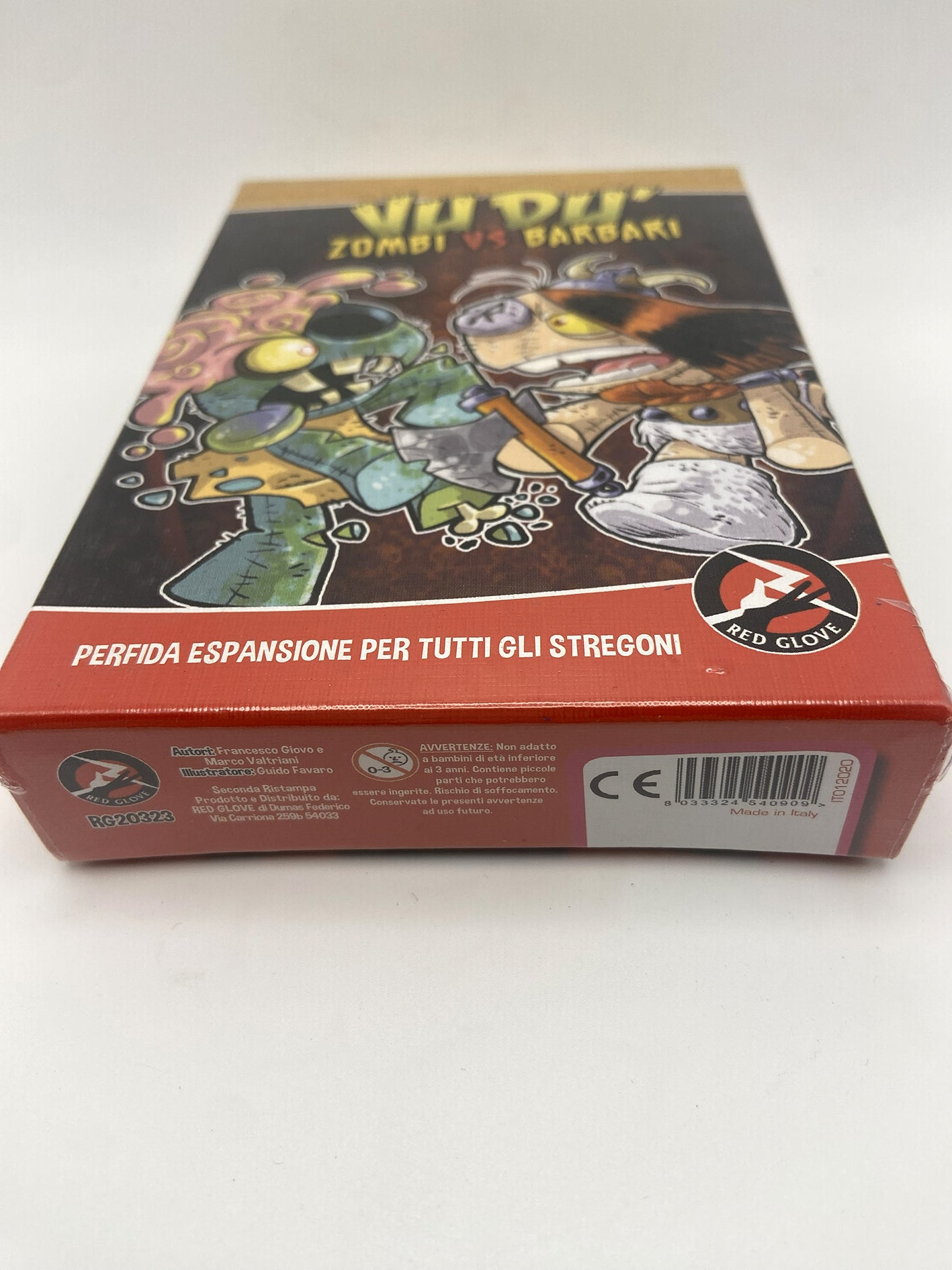 Vudù Zombi vs Barbari Espansione Gioco da tavolo Red Glove