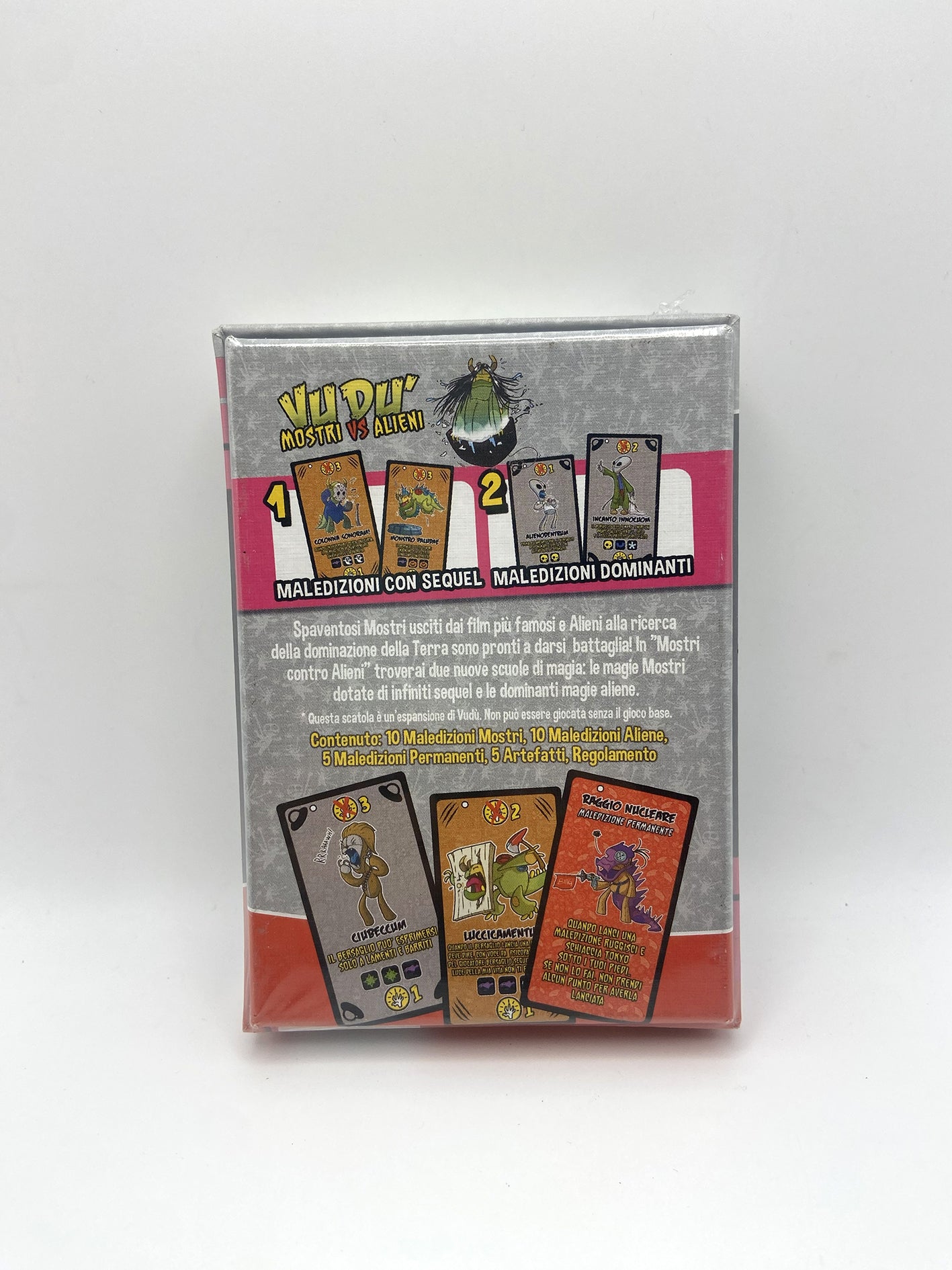 Vudù Mostri Vs Alieni Espansione Gioco da tavolo Red Glove