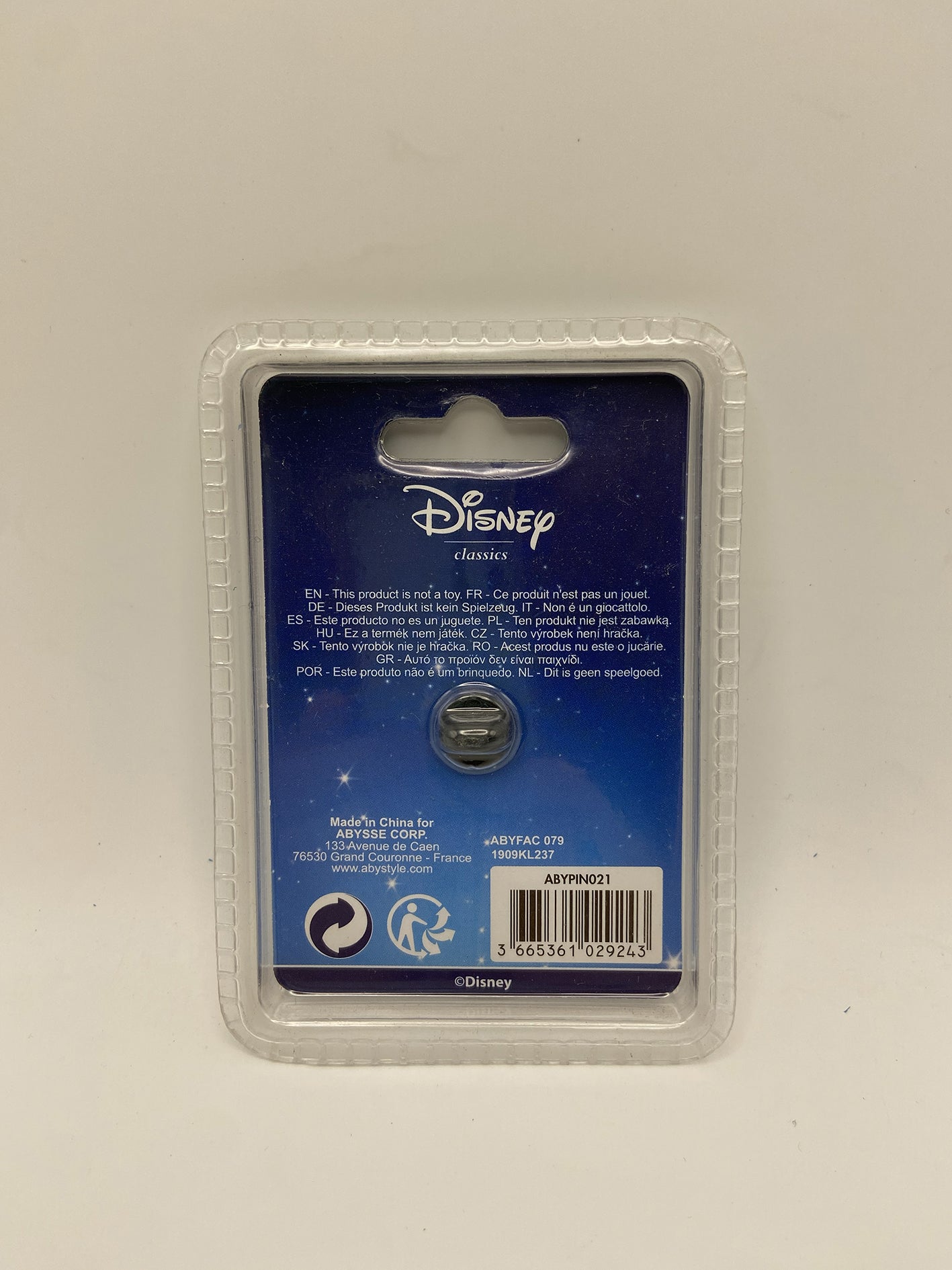 La Bella E La Bestia Disney Chicco Pin Spilla Abystyle