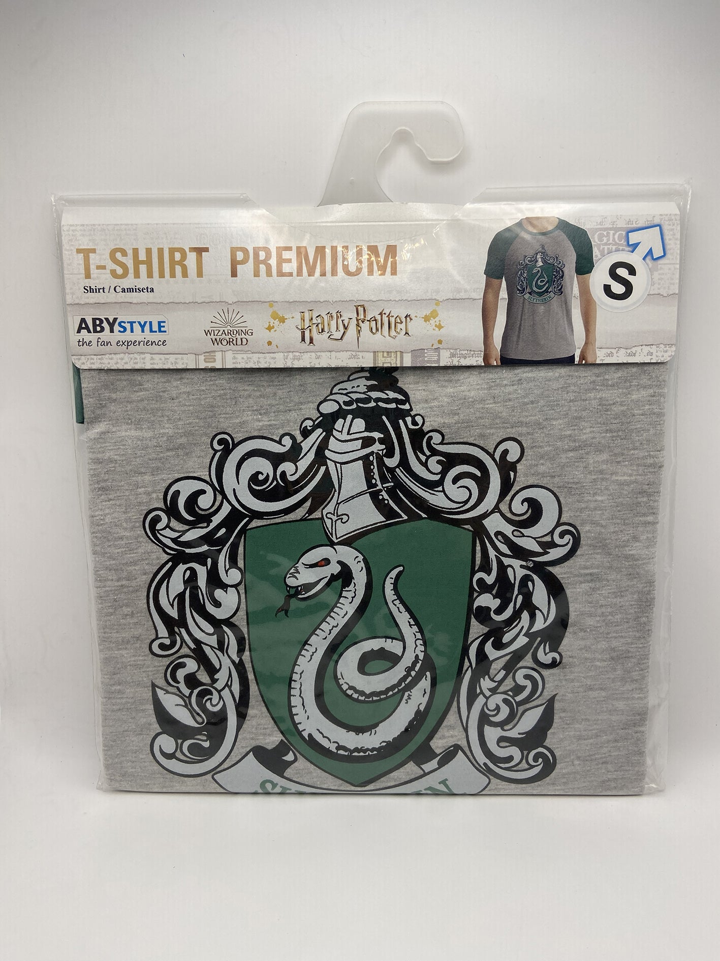 Harry Potter T-Shirt Premium Serpeverde Slytherin Unisex S Abystyle