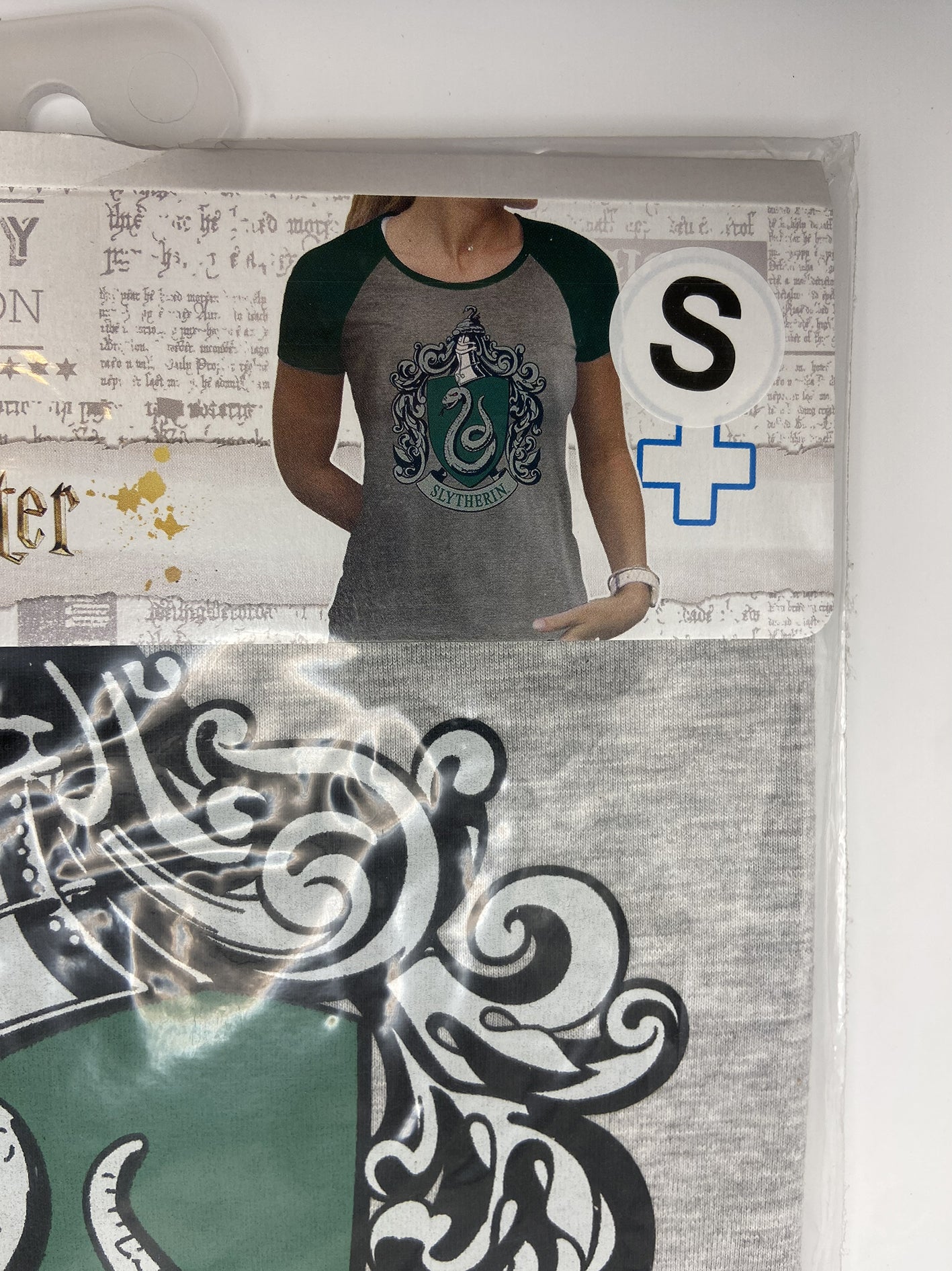 Harry Potter T-Shirt Premium Serpeverde Slytherin Donna S Abystyle