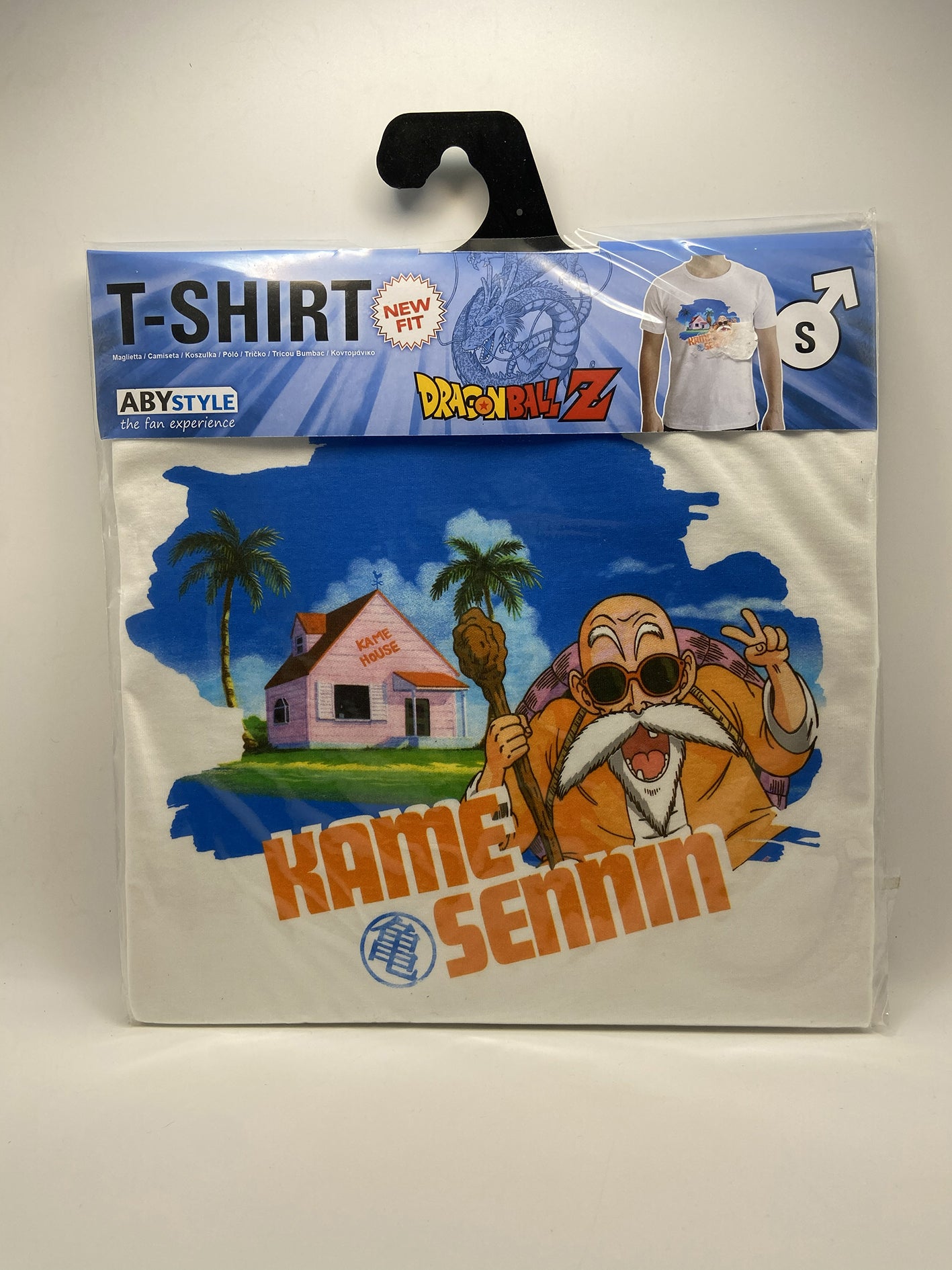 Dragon Ball Z T-shirt Master Roshi Maestro Unisex Bianca S New Fit Abystyle