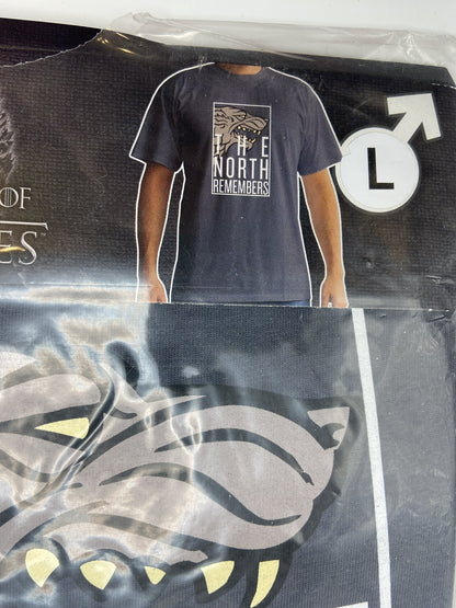 Game of Thrones T-Shirt The North Remembers L unisex Dark Grey Abystyle