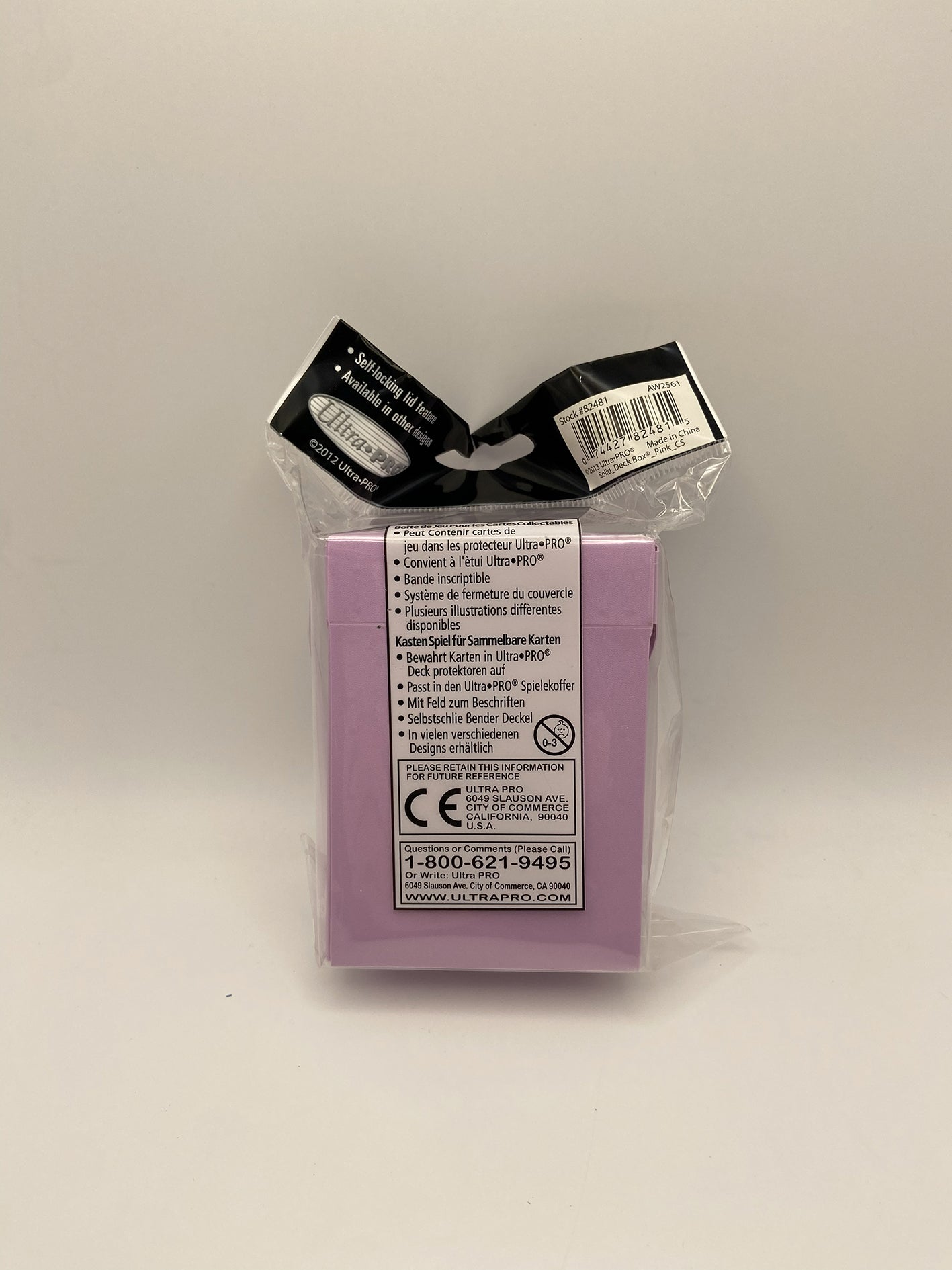 Ultra Pro Deck Box Pink Porta mazzo Card Game Carte Gioco da tavolo