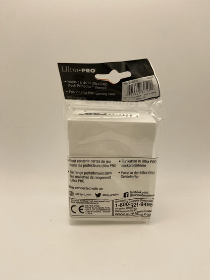 Ultra Pro Deck Box White Porta mazzo Card Game Carte Gioco da tavolo