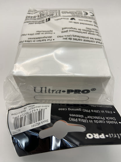 Ultra Pro Deck Box White Porta mazzo Card Game Carte Gioco da tavolo