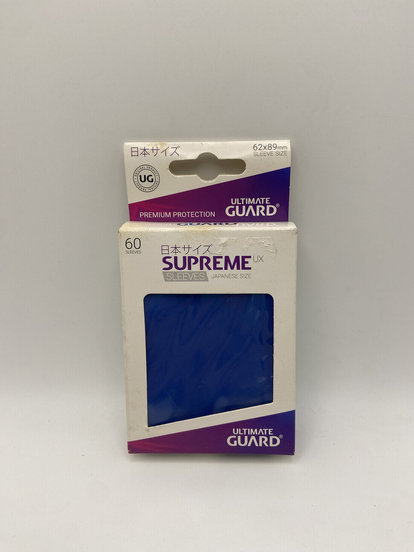 Ultimate Guard Supreme UX Sleeves taglia giapponese blu 60 Premium Protection