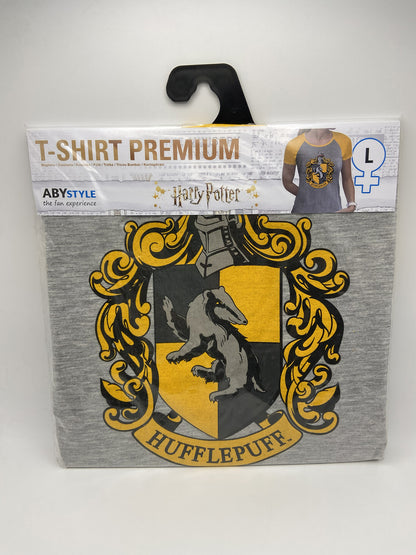 Harry Potter T-Shirt Premium Tassorosso Hufflepuff Donna L Abystyle
