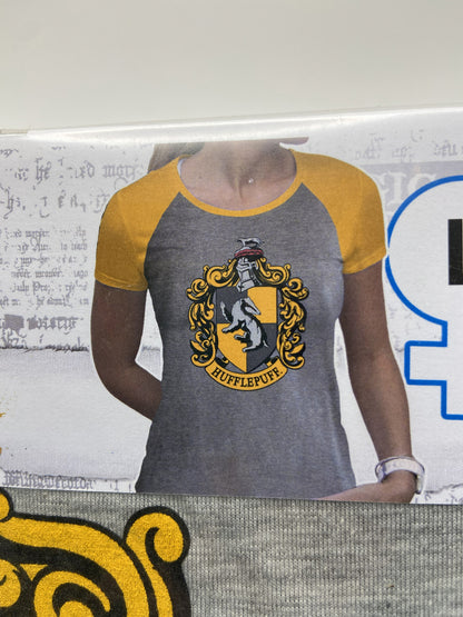 Harry Potter T-Shirt Premium Tassorosso Hufflepuff Donna L Abystyle