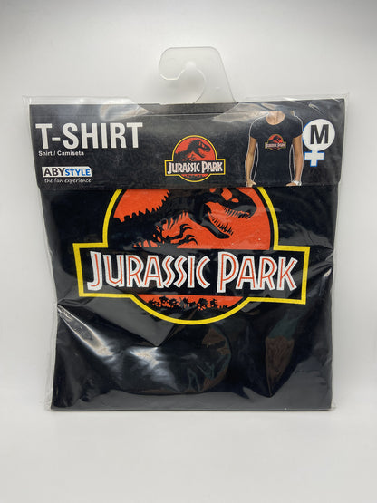 Jurassic Park T-shirt Logo Donna nera Woman M black Abystyle