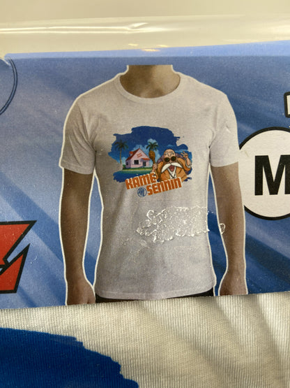 Dragon Ball Z T-shirt Master Roshi Maestro Unisex Bianca M New Fit Abystyle
