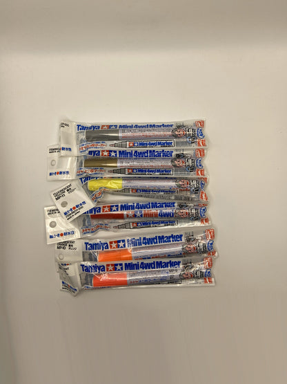 Set 6 Tamiya marker Mini 4WD pennarello modellismo