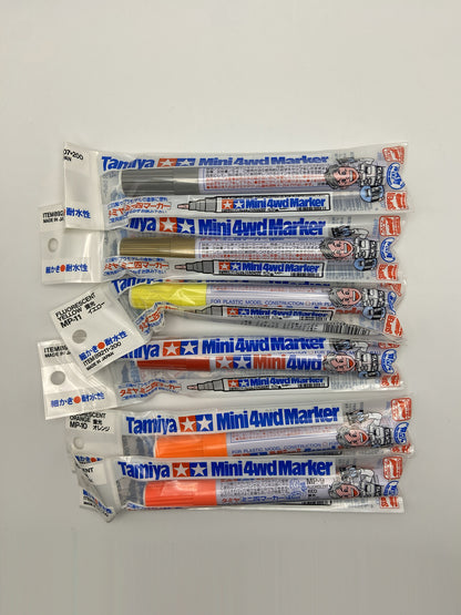 Set 6 Tamiya marker Mini 4WD pennarello modellismo