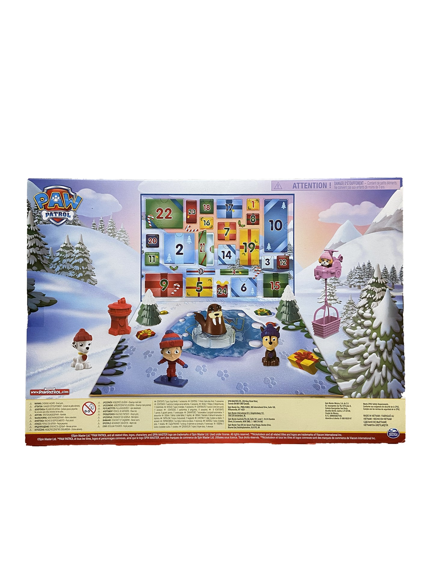 Paw patrol calendario dell'avvento nickelodeon Spin Master