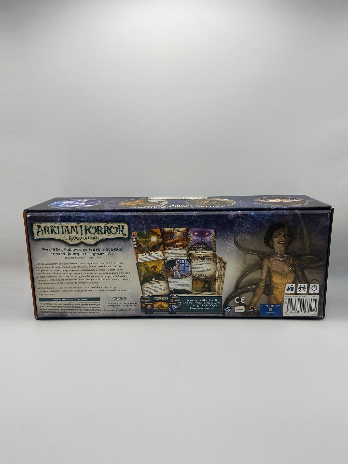 Arkham Horror Ritorno a.. La Strada per Carcosa. Espansione ITA. Gioco da tavolo LCG