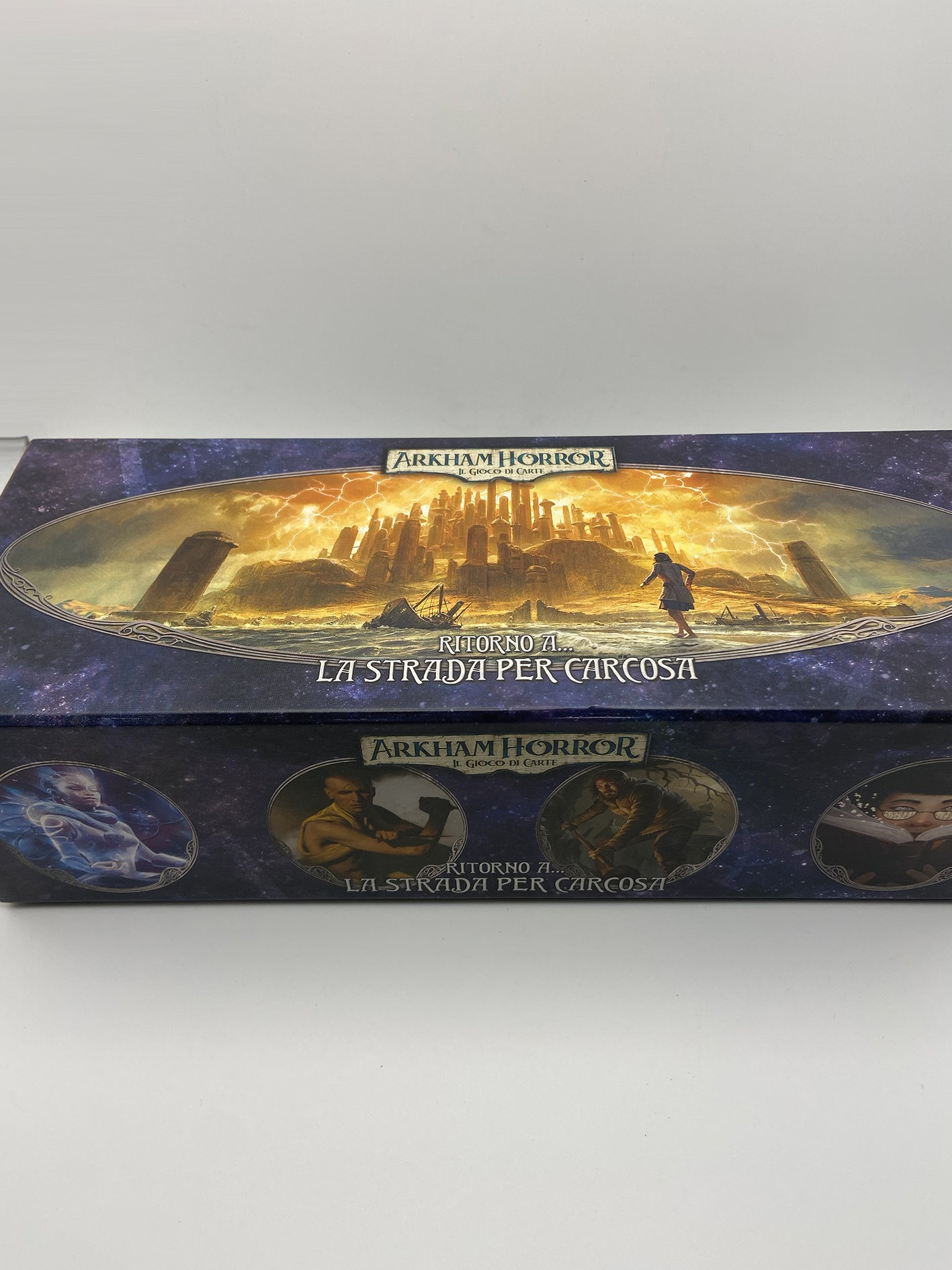 Arkham Horror Ritorno a.. La Strada per Carcosa. Espansione ITA. Gioco da tavolo LCG