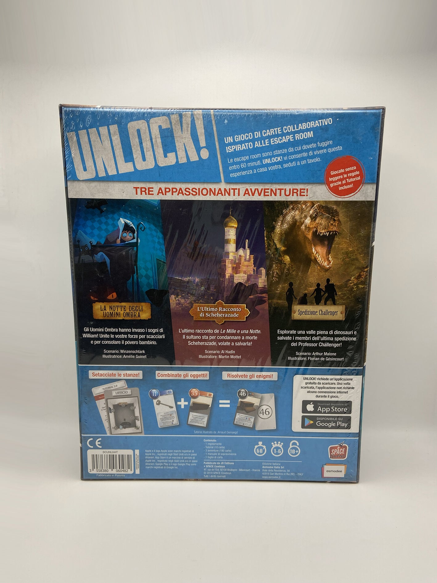 Unlock! Exotic Adventures. Base ITA Escape Room Gioco da tavolo Asmodee
