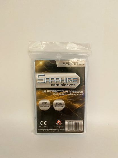 Sapphire Card Sleeves 100 bustine prottettive Bronze 65 x 100 mm Red Glove