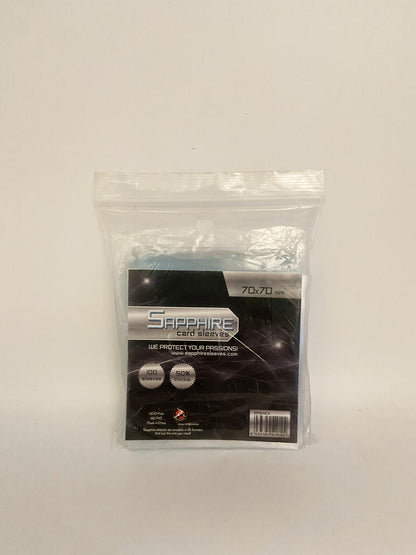 Sapphire Black 70x70 mm100 Bustine Protettive Sleeves Red Glove