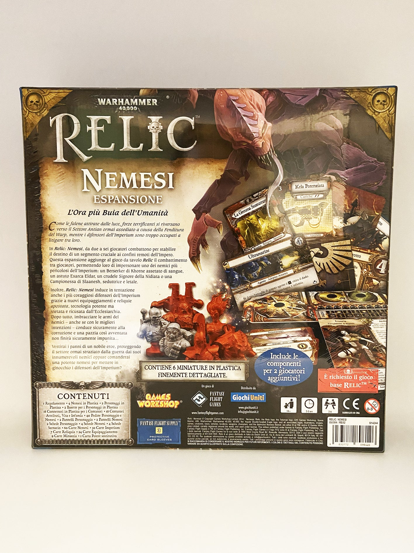 Relic Nemesi Espansione Gioco da tavolo Warhammer Talisman Giochi Uniti
