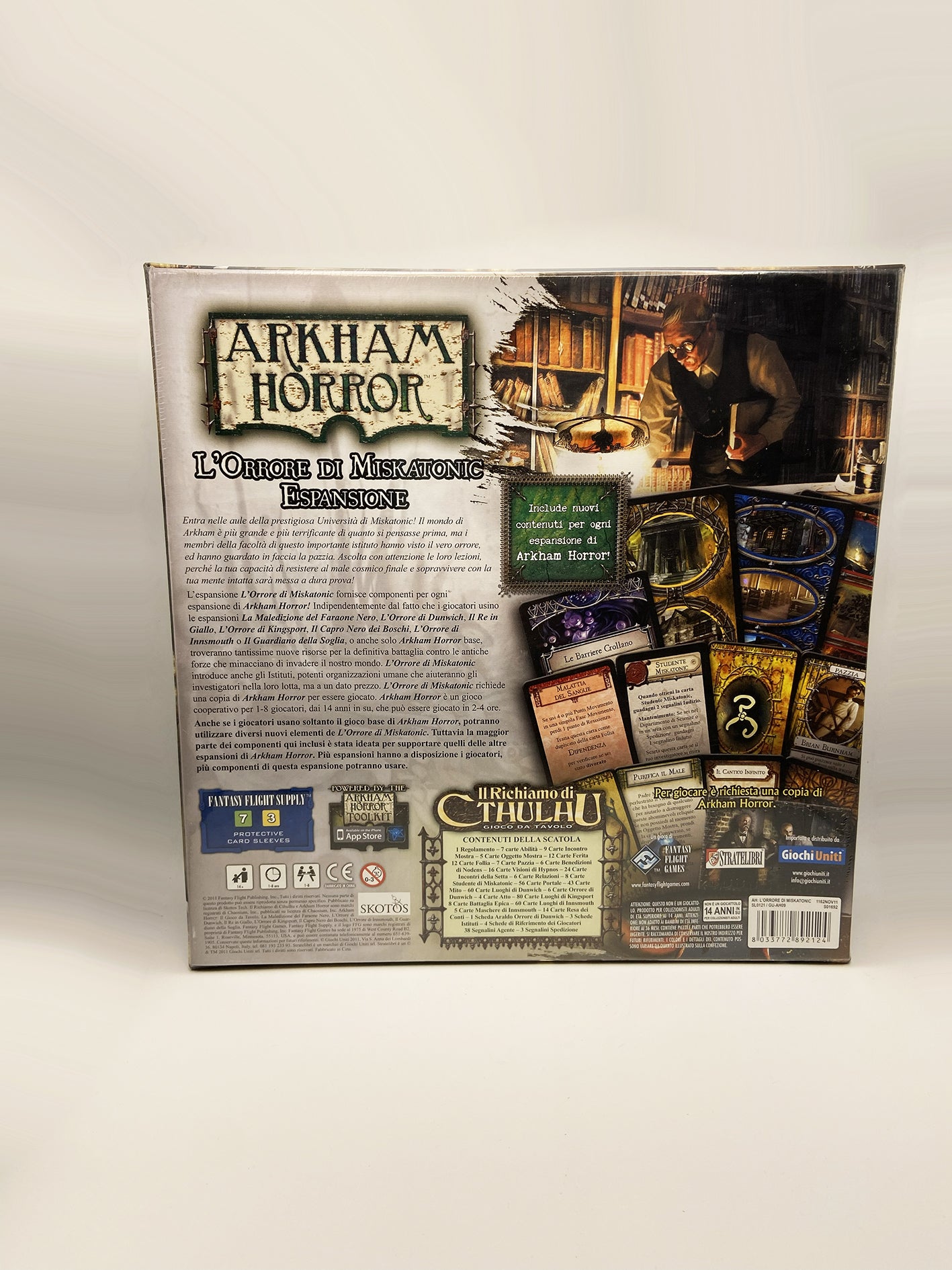 Arkham Horror L'orrore di Miskatonic Espansione Gioco da tavolo Giochi Uniti