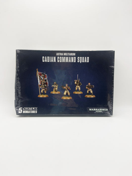 Warhammer 40000 Astra Militarum Cadian Command Squad Citadel Miniatures