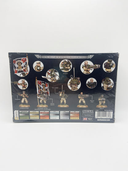 Warhammer 40000 Astra Militarum Cadian Command Squad Citadel Miniatures