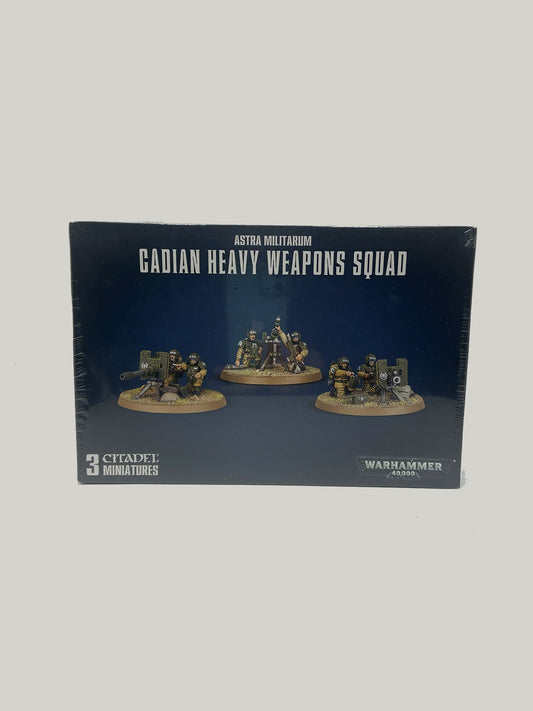 Warhammer 40000 Astra Militarum Cadian Heavy Weapons Squad Citadel Miniatures