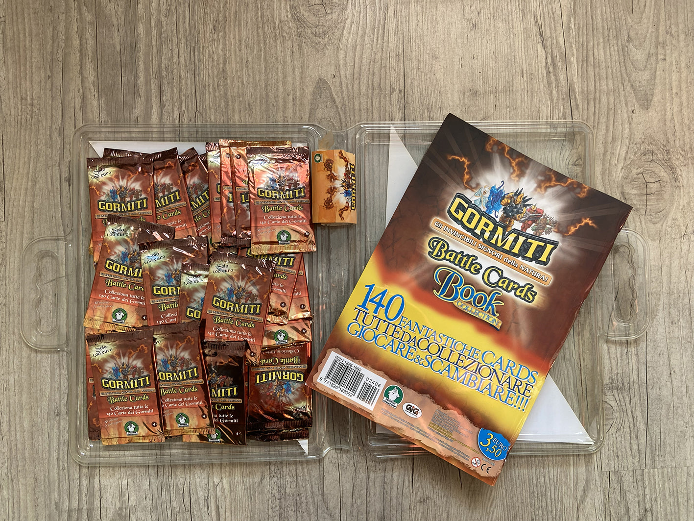 Gormiti Battle Cards Book Album + 30 pacchetti sigillati