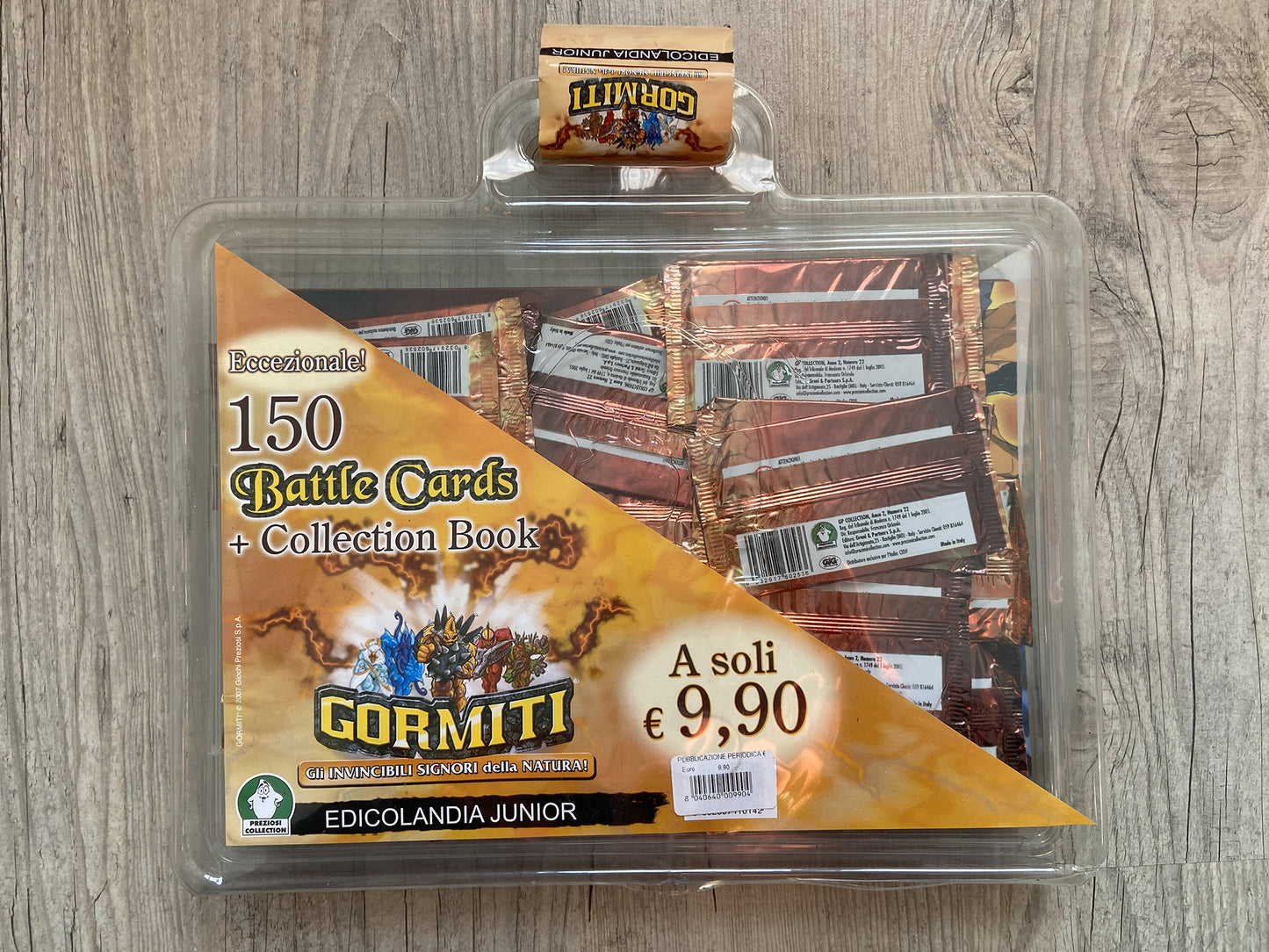 Gormiti Battle Cards Book Album + 30 pacchetti sigillati