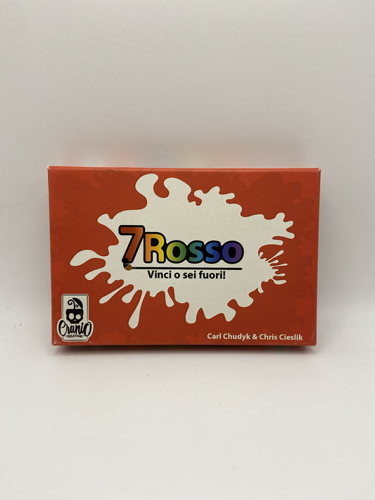 7 Rosso Vinci o sei fuori! Gioco da tavolo Carte Cranio Creations Usato