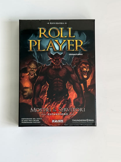 Roll Player - Mostri E Servitori Gioco da tavolo - Espansione Raven