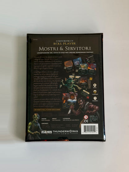 Roll Player - Mostri E Servitori Gioco da tavolo - Espansione Raven