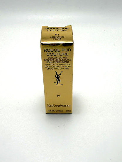 Yves Saint Laurent Rouge Pur Couture  P1 Liberated Plum Rossetto Satinato Make up YSL Beauty
