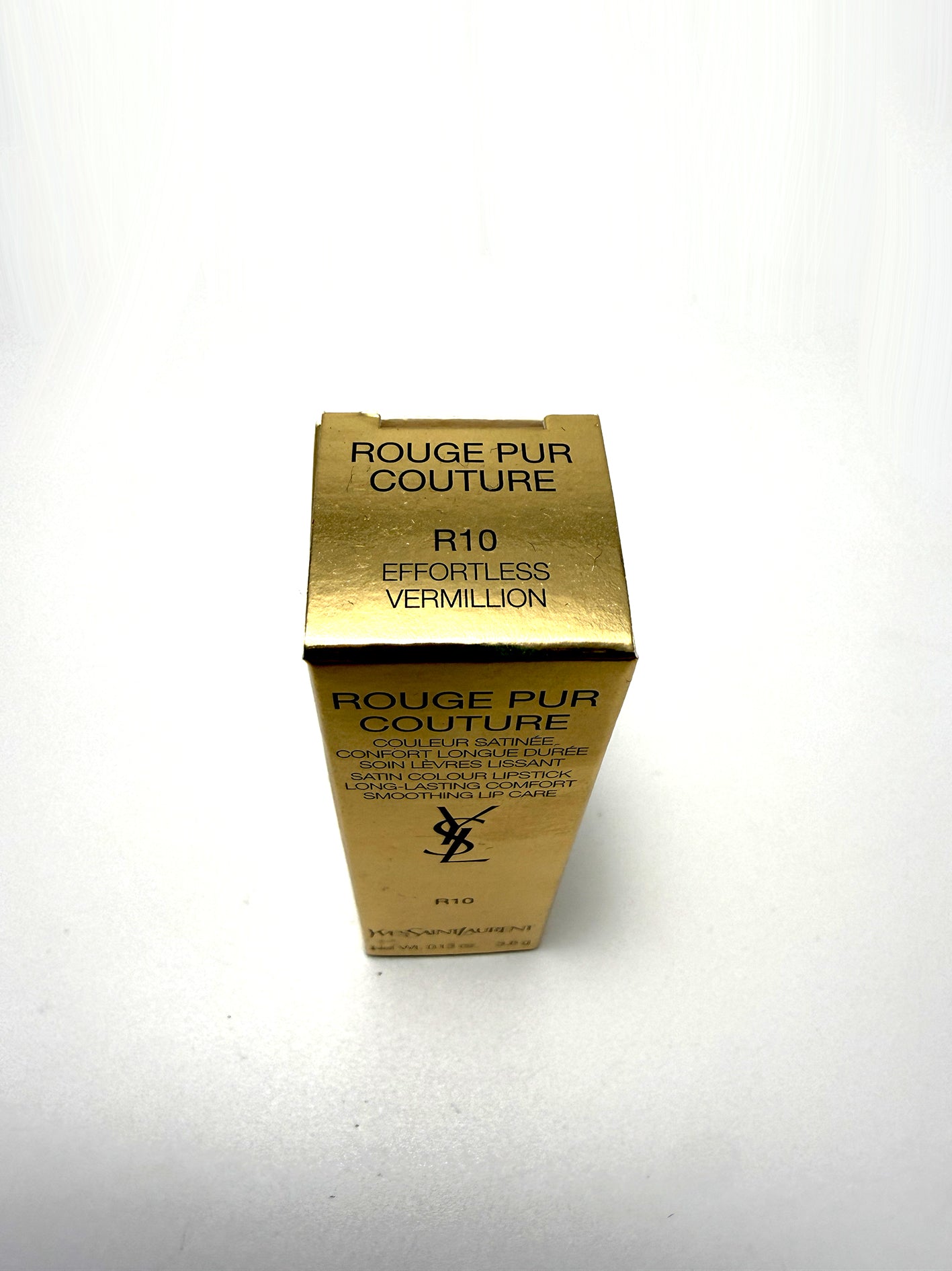 Yves Saint Laurent Rouge Pur Couture R10 Effortless Vermillion Rossetto Satinato YSL Beauty Make up