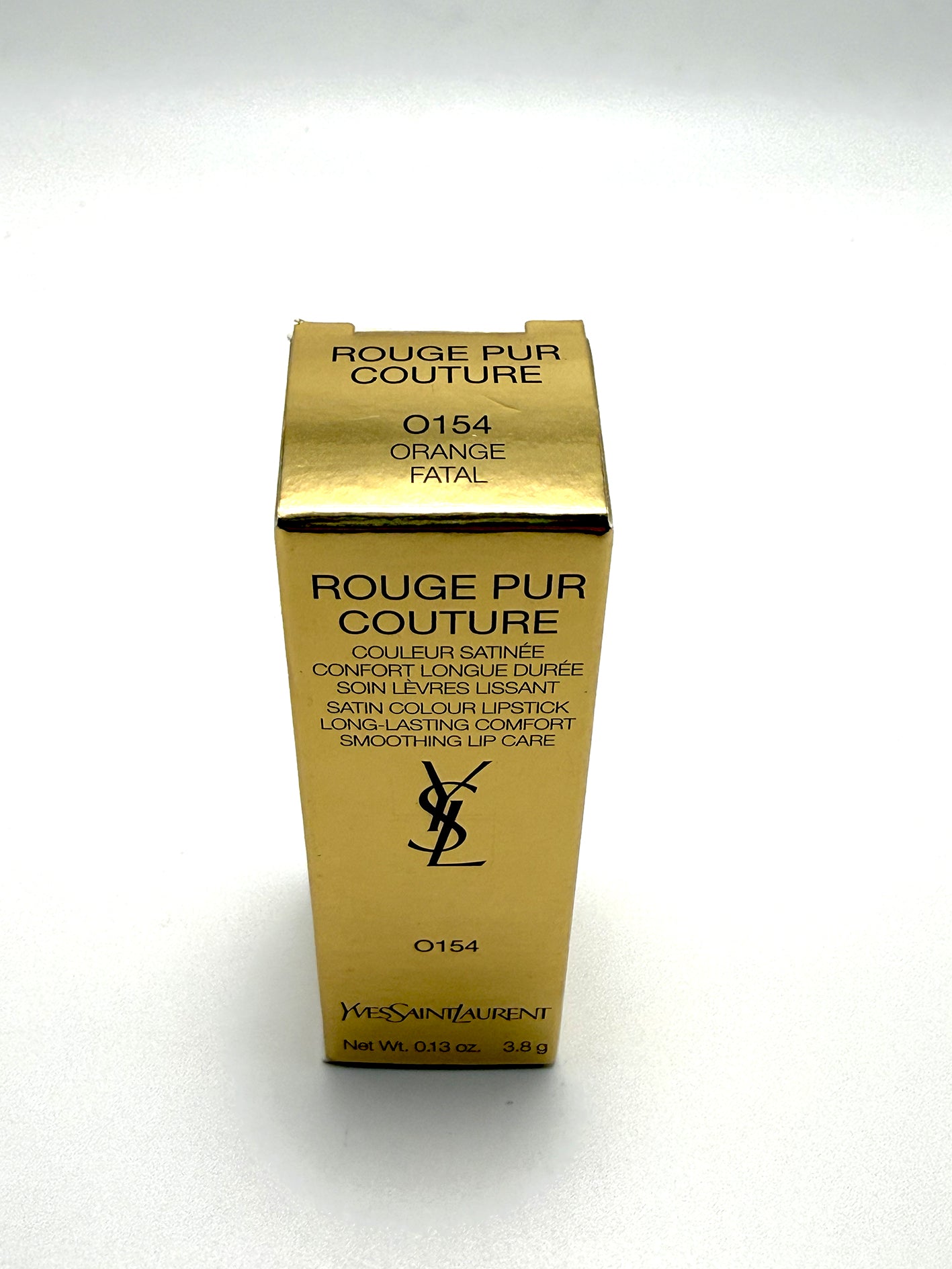 Yves Saint Laurent Rouge Pur Couture 0154 Orange Fatal Rossetto Satinato YSL Beauty Trucco Make up