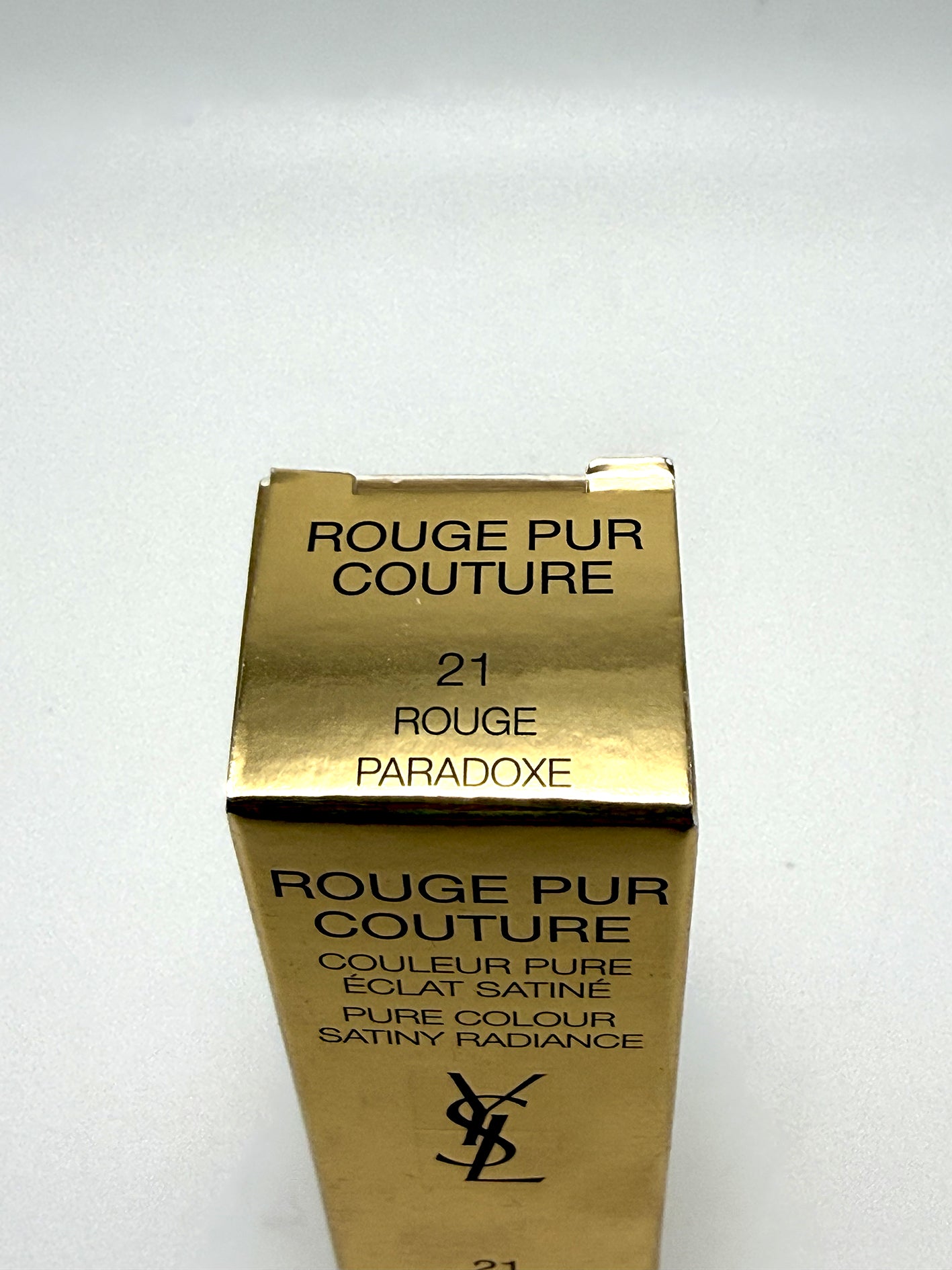 Yves Saint Laurent Rouge Pur Couture 21 Rouge Paradoxe Rossetto Satinato YSL Beauty Trucco Make up