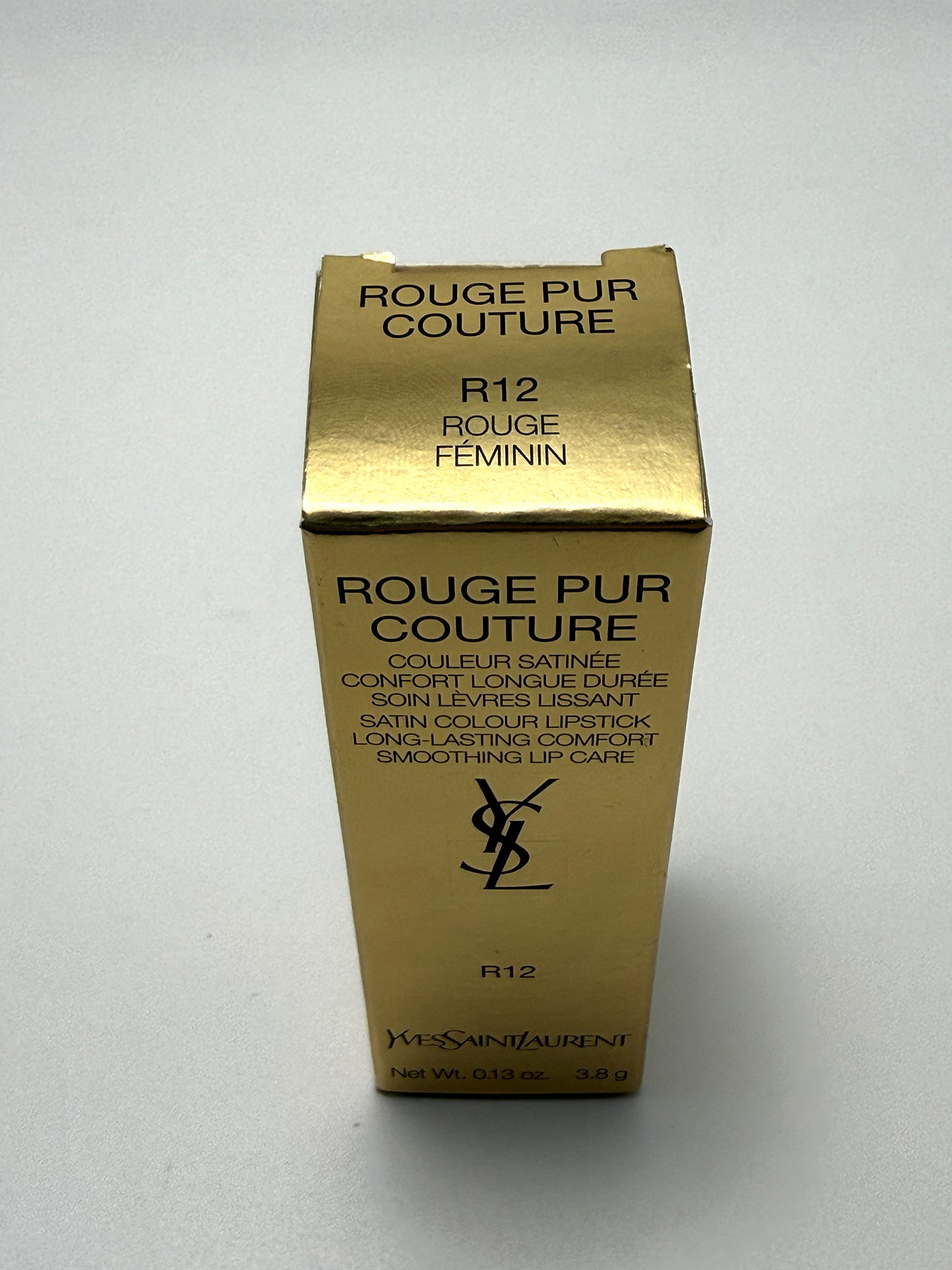 Yves Saint Laurent Rouge Pur Couture R12 Rouge Feminin Rossetto Satinato YSL Beauty Trucco Make up