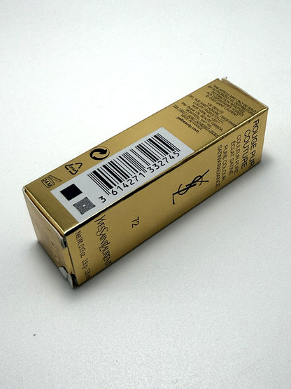Yves Saint Laurent Rouge Pur Couture 72 Rouge Vinyle Rossetto Satinato YSL Beauty Trucco Make up