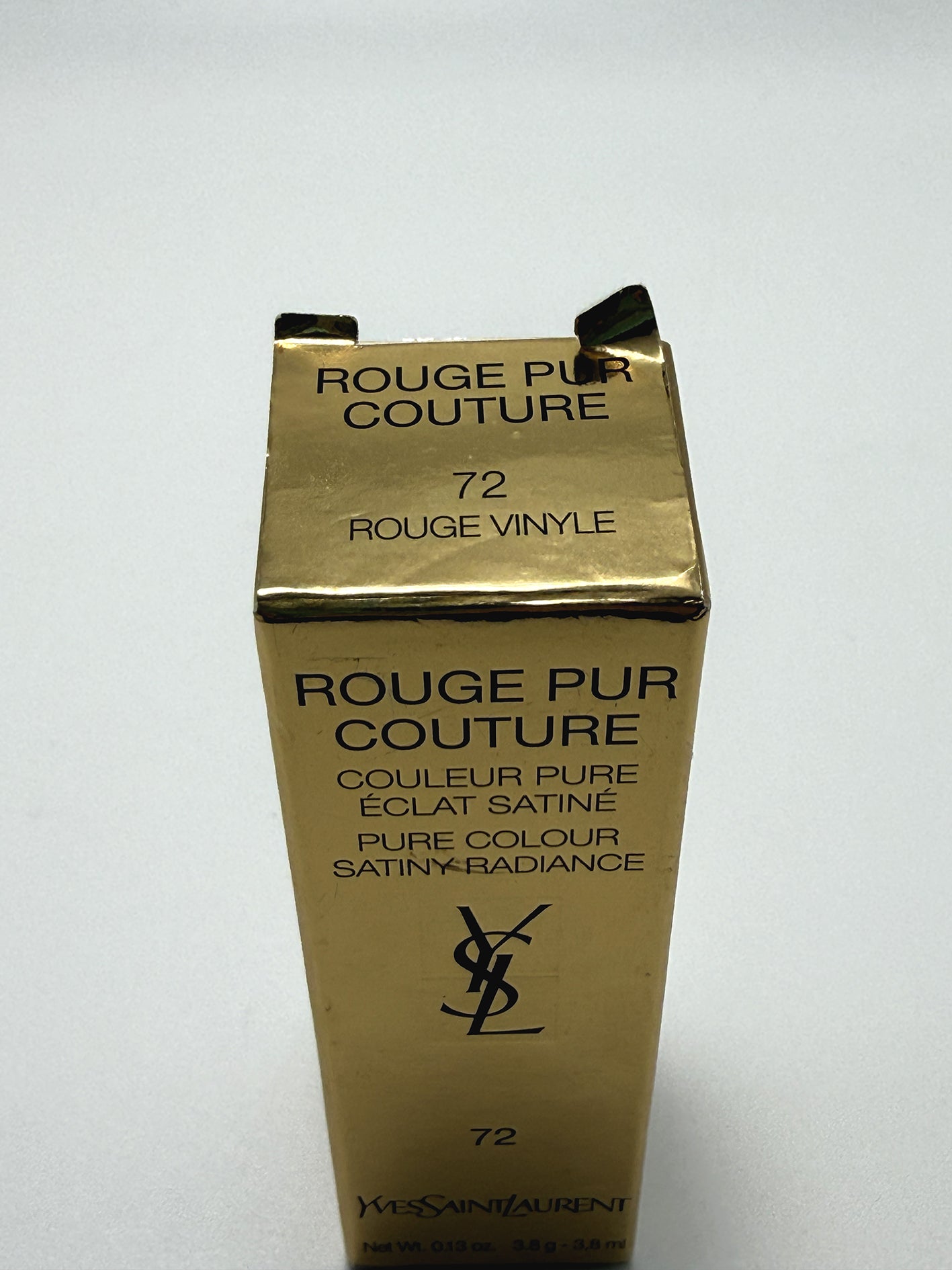 Yves Saint Laurent Rouge Pur Couture 72 Rouge Vinyle Rossetto Satinato YSL Beauty Trucco Make up