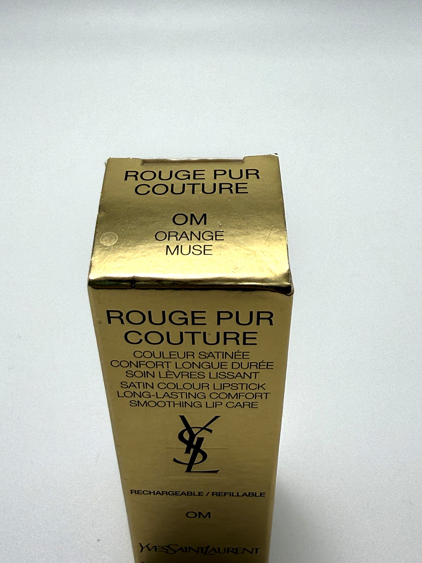 Yves Saint Laurent Rouge Pur Couture OM Orange Muse Rossetto Satinato YSL Beauty Trucco Make up