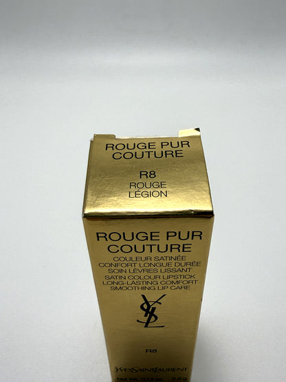Yves Saint Laurent Rouge Pur Couture R8 Rouge Légion Rossetto Satinato YSL Beauty Trucco Make up